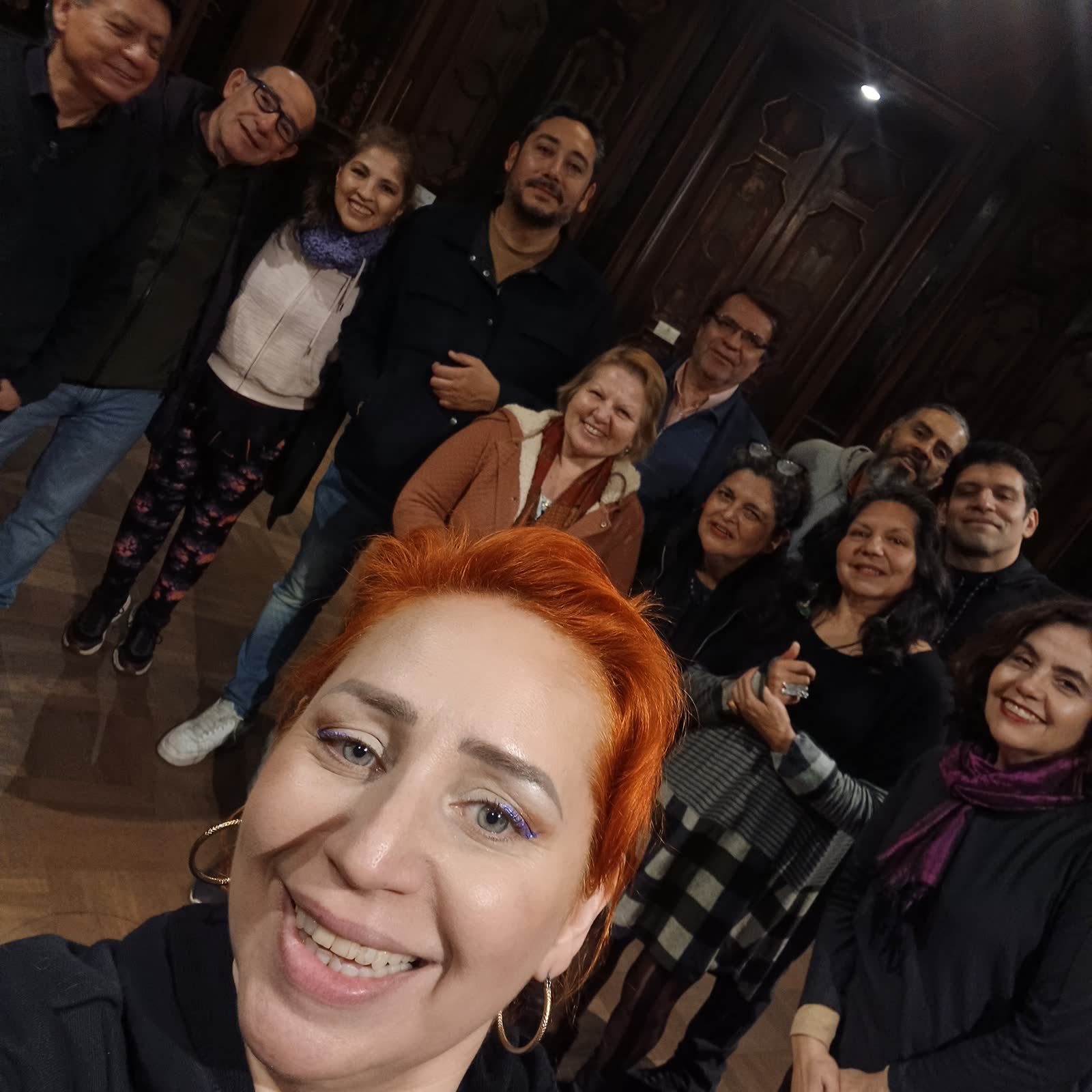 Alumnos de Alma de Tango en clase