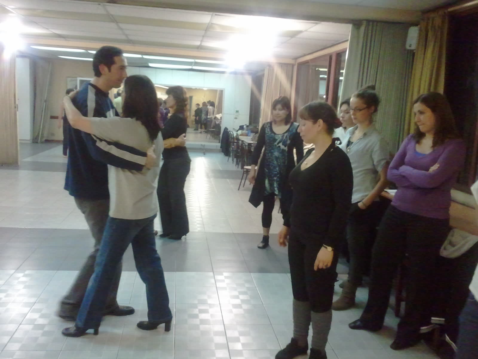 Clase en los inicios de la escuela