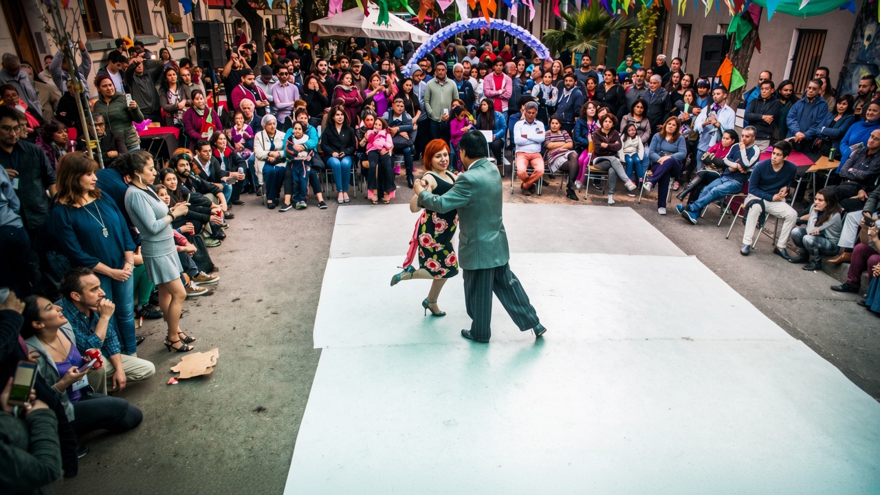 Pareja de tango — baile de bodas